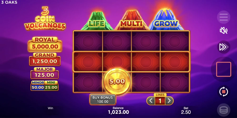 3 Coin Volcano